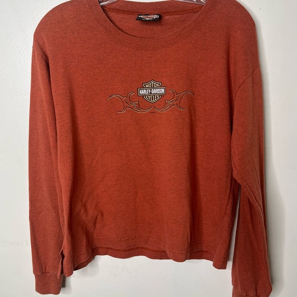Harley-Davidson Tops - HARLEY DAVIDSON Cropped Tee Shirt